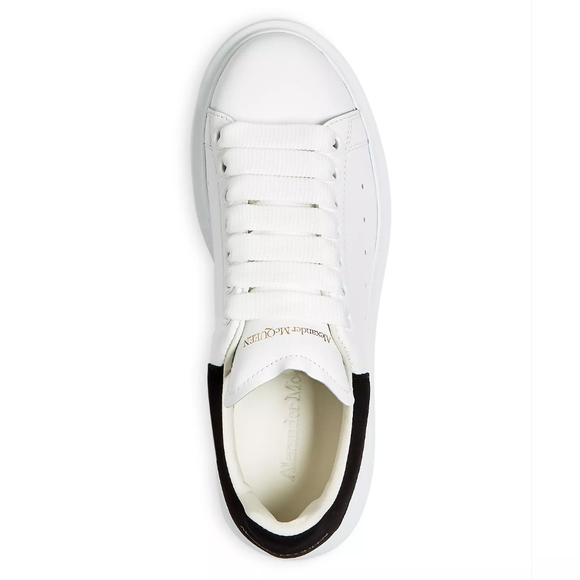 Alexander McQueen Women's Oversized Suede Heel Detail Sneakers 37 - Picture 5 of 12